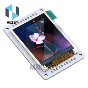 1,8-дюймовый 128*160 TFT ЖК-модуль 16-Битный RGB 65K Цветной Экранный Дисплей SPI Интерфейс со Слотом для SD-карты Для Arduino/C51/STM32