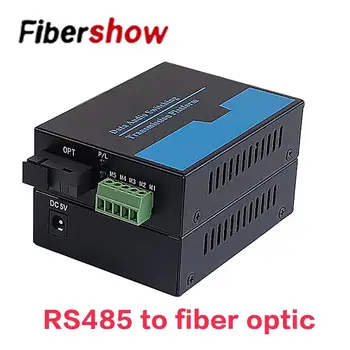 1 пара RS485 к волоконно-оптическому модему Однорежимный SC 20 км волоконный преобразователь rs485 в ethernet RS232 к волокну RS422
