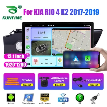 13,1-дюймовый Автомобильный Радиоприемник Для KIA RIO 4 K2 2017-2019 Автомобильный DVD GPS Навигация Стерео Carplay 2 Din Центральный Мультимедийный Android Auto