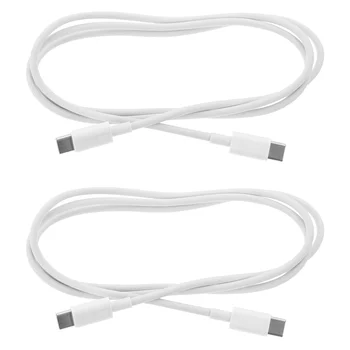 2 шт. Кабели для зарядки телефона, замена телефона, кабели для зарядки USB C, кабели с USB C на USB C