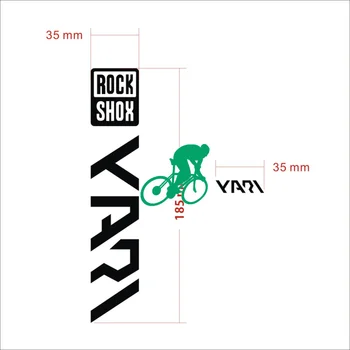 2021 наклейки rockshox YARI Наклейка на переднюю вилку Велосипед Велоспорт Горный велосипед RockShox MTB Наклейки для декора вилки