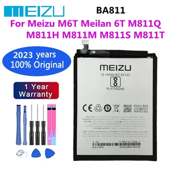 2023 Года 100% Оригинальный Аккумулятор BA811 Для Meizu M6T Meilan 6T M811H M811M M811Q M811S M811T 3300 мАч Телефон Bateria + Инструменты
