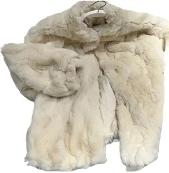 2023 Женская одежда Со стоячим воротником, универсальное плюшевое пальто из искусственного меха Кролика, новинка зимы 0821027