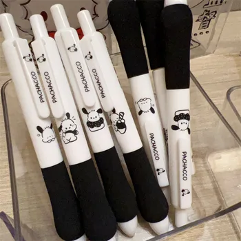 2023 Новый Sanrio Pochacco Press Pen Мультфильм Милый Нейтральный Pen Press Pen Студенческая Кисть 0,5 мм Черная Гладкая Быстросохнущая Оптовая Продажа