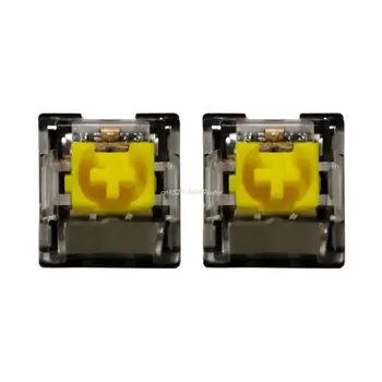 2шт RGB Желтые Осевые Переключатели для Игровых Клавиатур razer Blackwidow V3 Pro Валовый Переключатель для Механической Клавиатуры