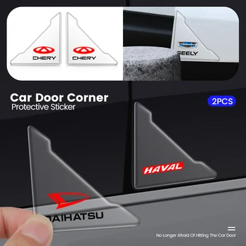 2шт Прозрачная Угловая Крышка Двери Автомобиля С Защитой От Царапин Наклейка Для Toyota Prius Avensis Rav4 Land Cruiser Auris Yaris