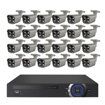 32-Канальный видеорегистратор 5-Мегапиксельный комплект видеорегистратора системы видеонаблюдения Комплект для записи наружного видеонаблюдения