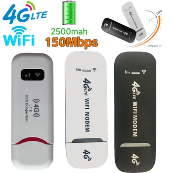 4G LTE Беспроводной USB-ключ Мобильный широкополосный модем 150 Мбит/с, Sim-карта, беспроводной маршрутизатор, USB-модем 150 Мбит/с, флешка для домашнего офиса