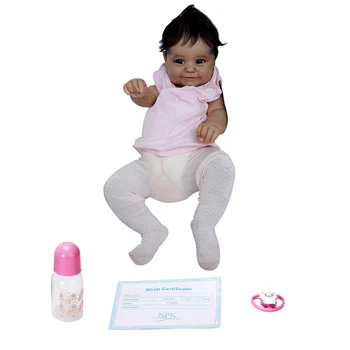 50 см Reborn Baby Dolls 3D Кожа 19 дюймов Реалистичные Куклы Для Новорожденных С Видимыми Венами, Бодрствующие Во Все Тело, Коллекционная Художественная Кукла