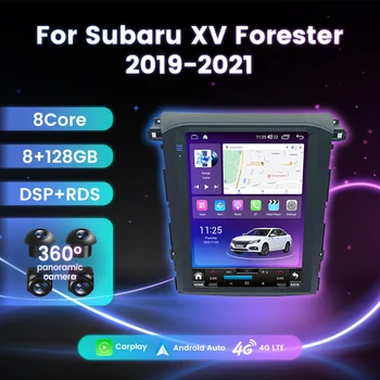 7862 S Автомобильный GPS Для Subaru Forester 5 2018-2021 Навигация Радио Стерео Мультимедиа Вертикальный Экран Tesla 2DIN Carplay Вентилятор Охлаждения