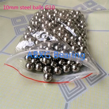 ABXG 50 шт./лот 10 мм 10 шариков из хромированной стали высокоточный уровень G10 10 мм стальной шарик
