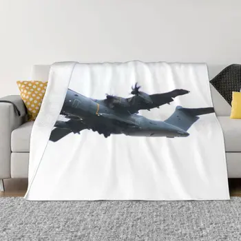 Airbus A400M Atlas Пледовое одеяло Мягкие одеяла для кровати Милое одеяло в клетку Теплое одеяло