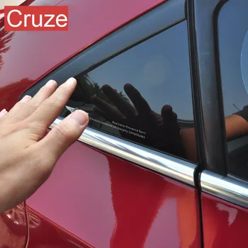 Angelguoguo 2ШТ наклейка с треугольным рисунком сзади автомобиля подходит для 2009-2014 Cruze наклейка на заднее стекло ПК