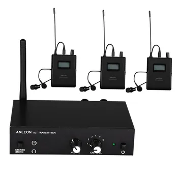 ANLEON S2 UHF Стерео Беспроводная Мониторная Система 670-680 МГц 4 модели Профессиональной Цифровой Сценической Системы Внутриканальных мониторов 3 Комплекта Приемников