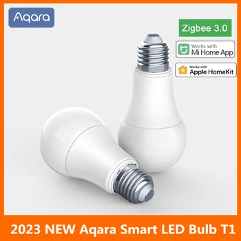 Aqara Светодиодная Лампа T1 Zigbee 3,0 Bluetooth E27 2700 К-6500 К Белый Цвет Умный Дом Дистанционный Светодиодный Светильник Для Xiaomi mihome Homekit