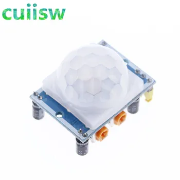 Cuiisw HC-SR501 HC SR501 НОВЫЙ Модуль детектора движения Adjust Infrared IR PIR Security Motion Sensor HC-SR501
