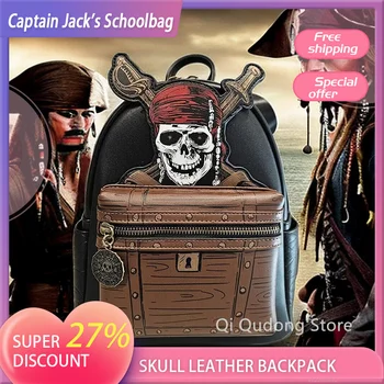 Disney Пираты Карибского моря Джек Воробей Рюкзак с черепом для школы Легкий рюкзак для женщин, детей, подростков, сумка на плечо