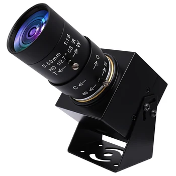 ELP 1080 P H.264 Низкая Освещенность 0.01Люкс Веб-Камера С Переменным Фокусным Расстоянием Объектив Промышленного Машинного Зрения 2MP IMX323 Мини-Зум Usb Камера для Портативных ПК