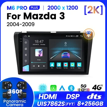 FYT M6Pro Plus Для Mazda 3 2010-2013 Автомобильный Радиоприемник Android 2Din Стерео Мультимедийный видеоплеер Хост-устройство Carplay Qualcomm BT 5.1