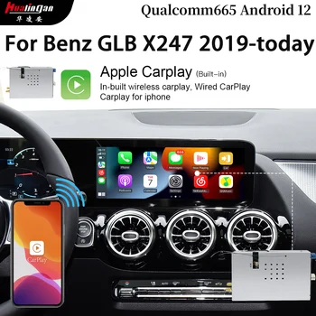 Hualingan для Benz GLB X247 2019-2023 MBUX NTG6.0 Carplay box AI Carplay Youtube 4G Android Auto Carplay Полный экран