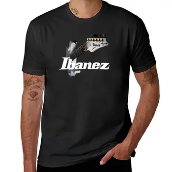 Ibanez Футболка с гитарой, футболки для мальчиков, рубашка с животным принтом для мальчиков, летняя одежда, футболки для мужчин с рисунком