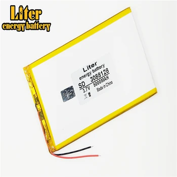 li-po 3088128 литий-полимерный аккумулятор 3,7 В 5000 мАч DIY mobile emergency power charging treasure battery
