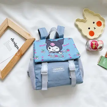 Sanrio hello kitty 2022 осенний новый детский рюкзак модный школьный ранец из ткани Оксфорд с рисунком для мальчиков и девочек, школьная сумка с рисунком из мультфильма