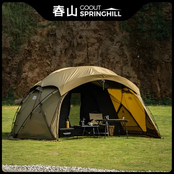 Springhill Dunhuang, юбка для кемпинга со сферической палаткой, полусфера из ТПУ, туристическое снаряжение Four Seasons Dome
