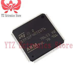 STM32F407ZGT6 100% Новый и оригинальный микроконтроллер ARM® Cortex®-M4 STM32F4 с 32-разрядной одноядерной микросхемой 168 МГц и 1 МБ ФЛЭШ-памяти 144-LQFP