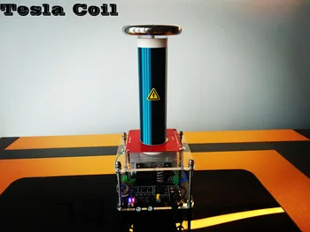Tesla Coil настольное интегрированное твердотельное музыкальное образовательное оборудование Tesla coil с искусственной молнией