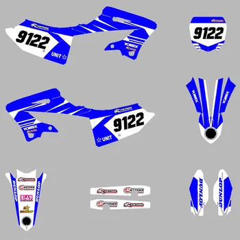 YZ 125/250 2022-2023 Наклейки Для мотоциклов графические Фоны Наклейки Для YAMAHA YZ250 YZ125 2022 2023 2024 YZ125X/250X 2023-2024
