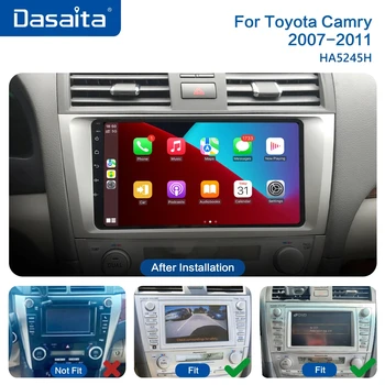Автомобильное радио Dasaita VIVID11 Android IPS для Toyota Camry 2006 2007 2008 2009 2010 2011 Навигация Видео Стерео Оперативная память 4 ГБ Carplay