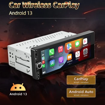 Автомобильный беспроводной Carplay GPS-навигация Мультимедийный видеоплеер с IPS-экраном 6,86 дюйма с сетью Wi-Fi 2,4 / 5 ГГц и оборудованием Bluetooth