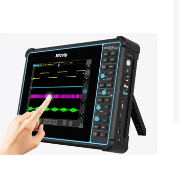 Автомобильный диагностический осциллограф, планшетный осциллограф с полным сенсорным экраном, 2 аналоговых канала, 1GSa / S, 200 МГц SATO2002