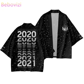 Большие размеры XS-6XL 2021, черное пляжное Японское модное кимоно в стиле Харадзюку, Мужской Женский кардиган Haori Obi, Азиатская одежда, Брюки