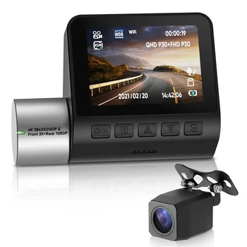 Видеорегистратор 4K A500S Автомобильный Видеорегистратор 2160P A500S GPS ADAS С WIFI Dash Cam Pro Plus HD Поддержка Ночного Видения Задняя Камера 140FOV Авторегистратор
