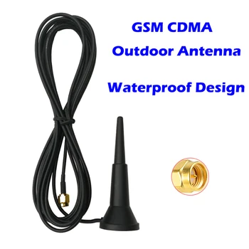 Водонепроницаемая антенна GSM 5dbi Антенна с Магнитным основанием 3-метровый кабель для автомобильного GPRS-удлинителя 2G 3G, ретранслятора, модема M2M RTU, мобильной точки доступа