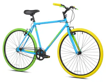 Гибридный велосипед Ridgeland для мужчин Kent 700C, синий/зеленый