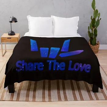 Дети Делятся Логотипом Love Galaxy Стивена Шерера, Покрывающим диван-кровать, Многоцелевые, тяжелые для сна аниме-Одеяла