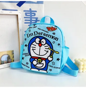 Детский рюкзак Doraemon, лето 2023, Новая мода для мальчиков и девочек из детского сада, Милый мультяшный школьный ранец, детская сумочка
