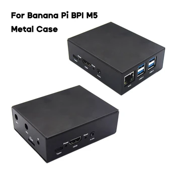 Для Banana Pi BPI M5 Металлическая с теплоотводящей Защитной крышкой Коробка Чехол-для корпуса BPI-M5 Коробка Надежная Защитная крышка