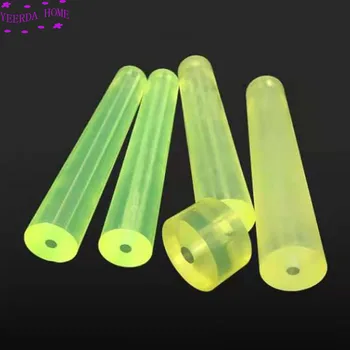 желтая полиуретановая полая штанга Строительной техники PU plastic bar Force Glue Sticks PU Стержни Для самообороны Stick