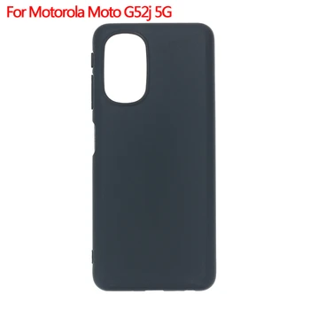 Задняя Крышка для Motorola Moto G52j 5G Case Shell Силиконовая Мягкая TPU Защита Камеры Ультратонкий Аксессуар Для Телефона