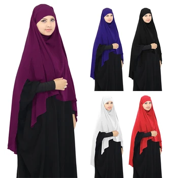 Ид Мода Мусульманские Женщины Хиджаб Молитвенная Одежда Джилбаб Абая Полное Покрытие Рамадан Длинное Платье Химар Абаи Арабская Одежда Никаб Хиджабы