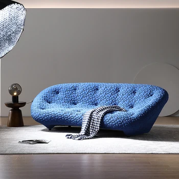 Итальянский дизайнерский диван Baxter из матовой кожи, большой плоский пол, уголок специальной формы