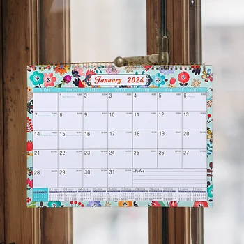 Календарь, Висящий на стене, Ежемесячное Планирование на месяц, настольный планировщик, Перевернутый Учебный год, Офисный Вертикальный список, Памятка на проволоке