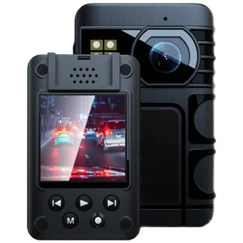 Камера для тела H50 HD Аудиозапись, пригодная для носки полицейская видеокамера 1296P, видеомагнитофон ночного видения, камера слежения за правоохранительными органами 128G Vaw