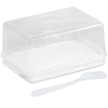 Коробка для масла Блюдо с крышкой Холодильник для десертов Контейнер для холодильника Держатель для сыра из Полипропилена Органайзер