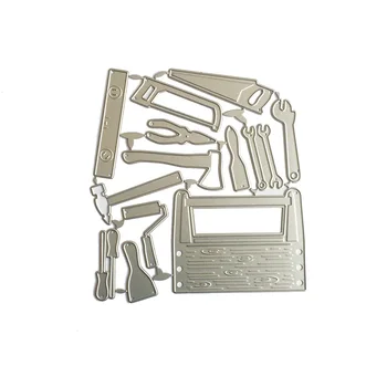 Коробка инструментов с Гаечным ключом Металлические Режущие Штампы для Изготовления бумажных подарочных Карт для Скрапбукинга DIY Album craft Die Cut