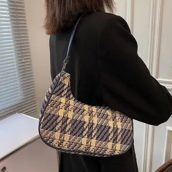 Кошелек, сумочка во Французском стиле, маленькая сумочка в полоску, Корейская сумочка, сумки-мессенджеры, сумки через плечо, женская сумка подмышками.